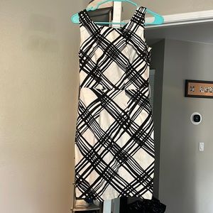 Black and white business dress